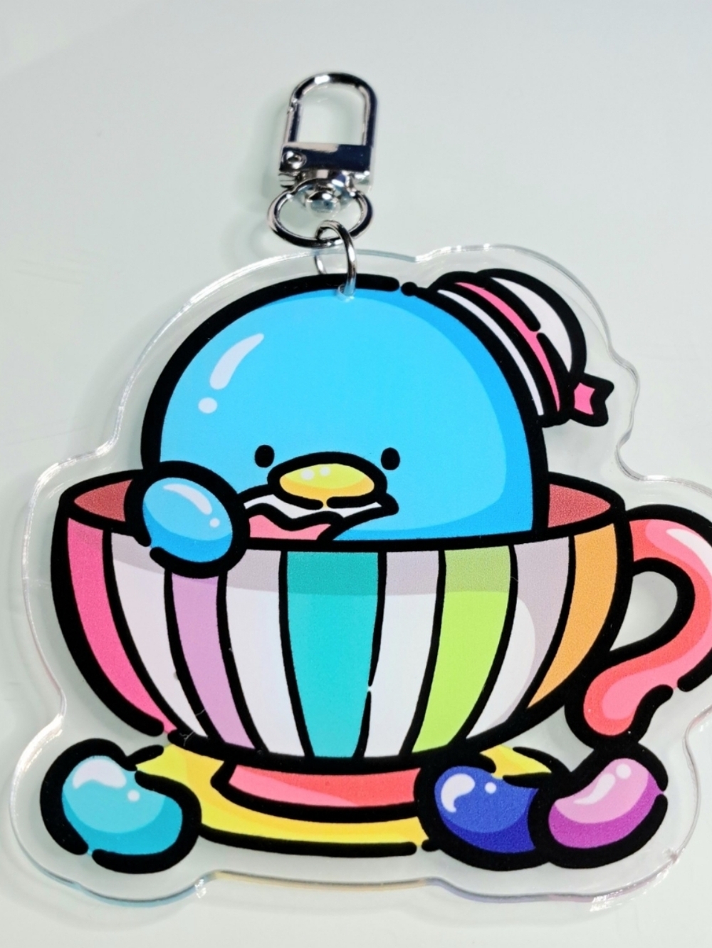 Sanrio Tuxedo Sam Keychain Purse Backpack Charm Clip